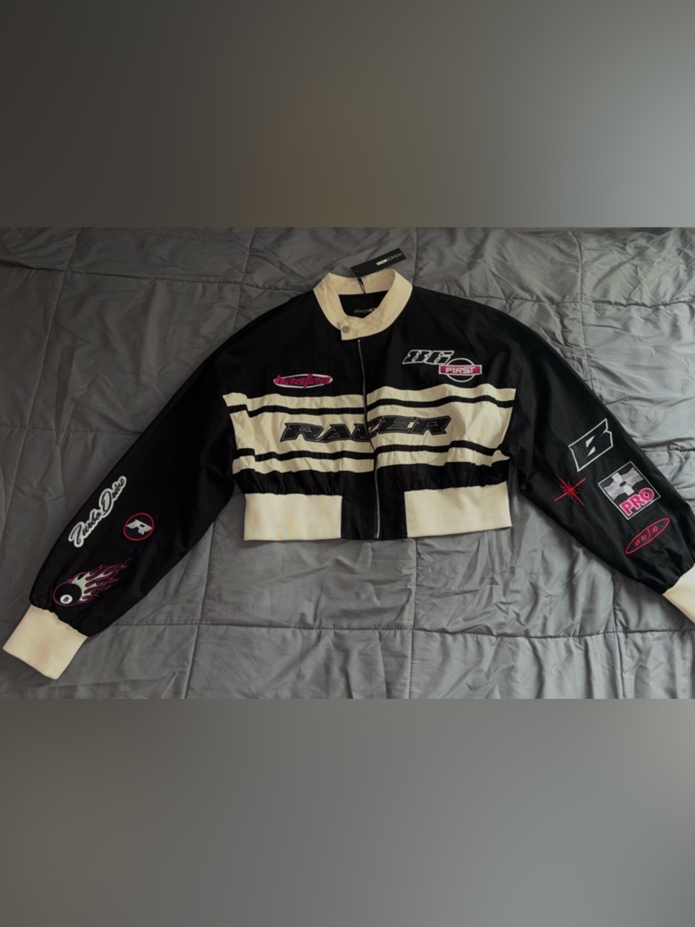 Fashion nova racing jacket